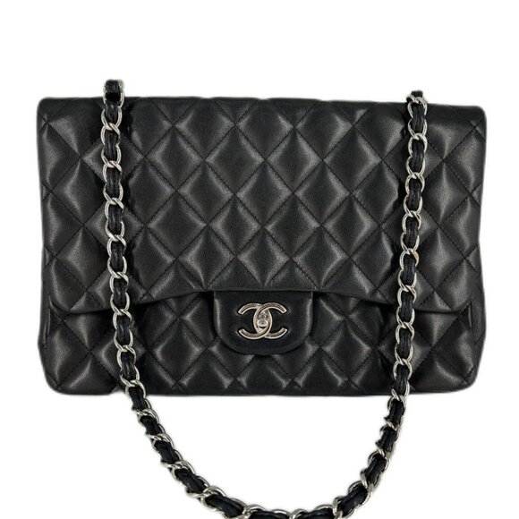 Chanel Classic Jumbo Single Flap SHW - Picture 1 of 9
